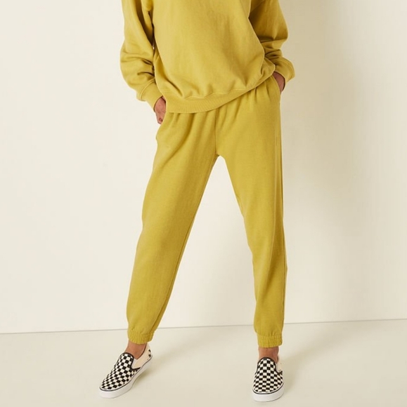 Victoria Secret High Waist Campus Jogger Golden Pear Wash Size XS Unisex - Picture 4 of 5